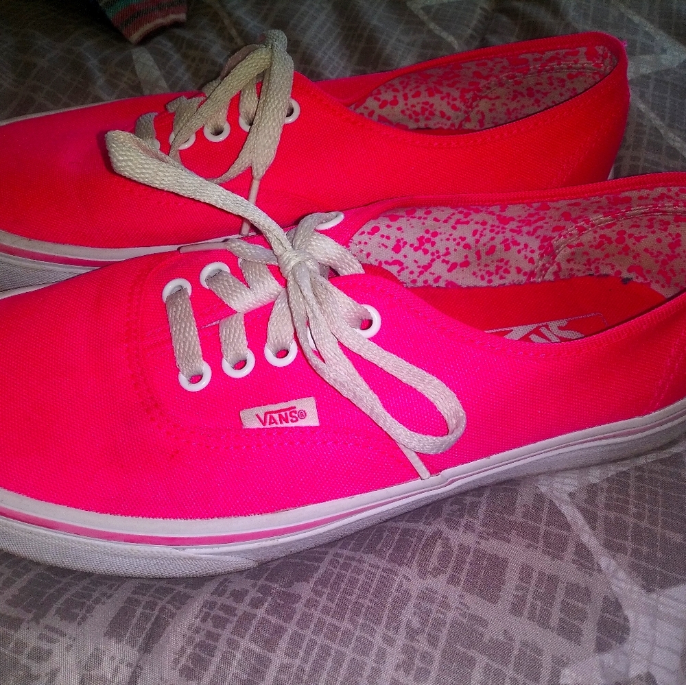 Hot pink Vans
